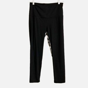 Victoria’s Secret VSX Sport- The Ultimate Tight Black Gray Printed Leggings.